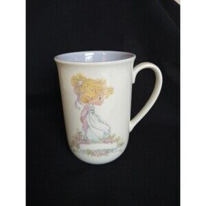 Precious Moments BLANK Name Personalization Mug 1989 Bible Scripture Quote